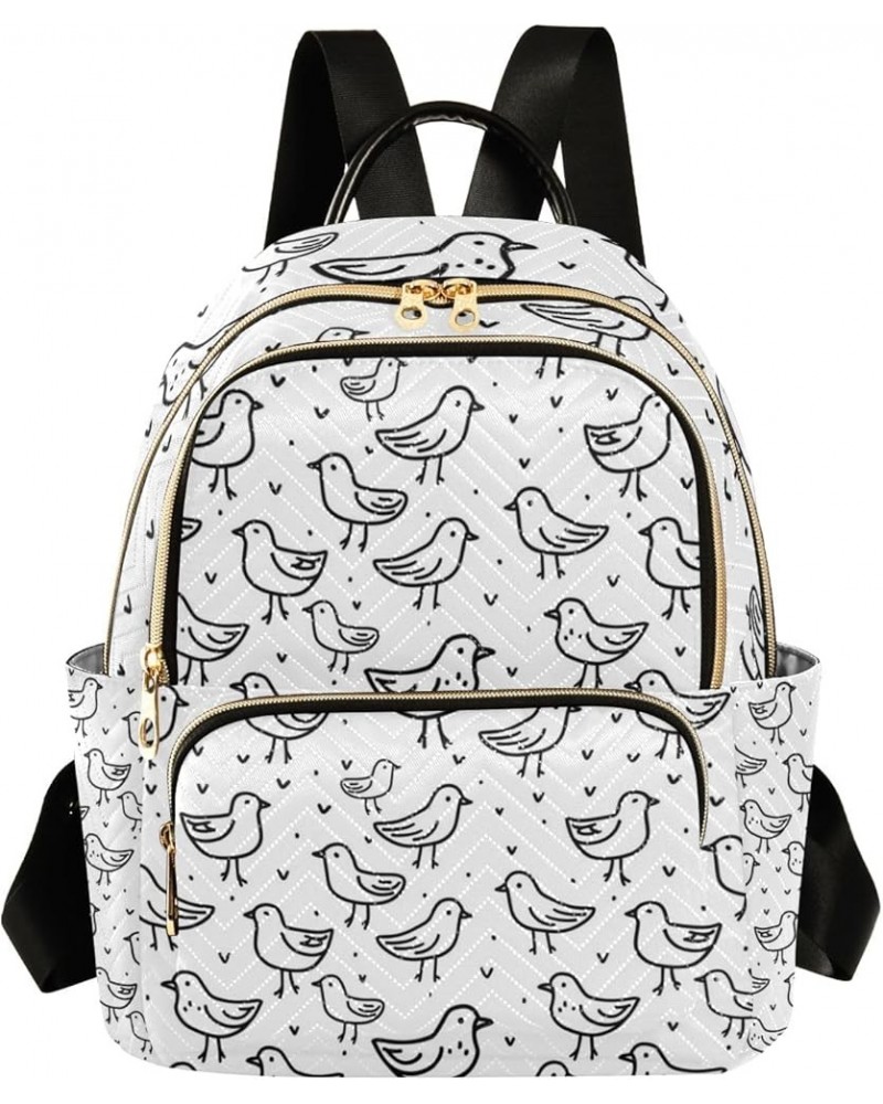 Mini Backpack Purse for Women, Small Cute Chicken Travel Bag Casual Daypack Shoulder Bag Small $13.44 Backpacks