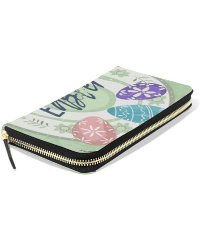 St. Patrick's Day Stripes Wallets for Women Card Holder Zipper Purse Phone Clutch Wallet Painting Wristlet with Wrist Strap H...