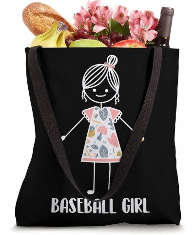 Baseball Girl - Baseball Player Fan Baseballer Tote Bag $8.80 Totes