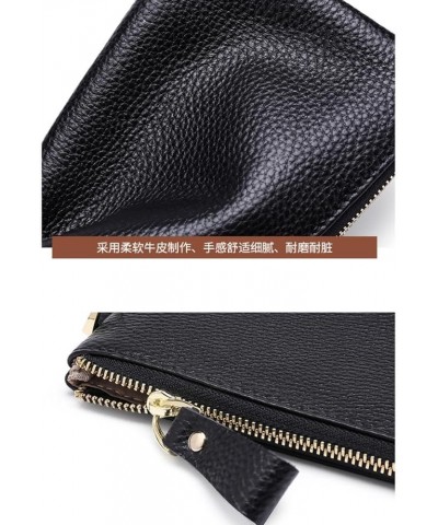 Rfid Blocking Wallet for Women Genuine Leather Wristlet Strap Pone Pouch Zipper Around Coin Pocket Clutch Purse Black $9.83 W...