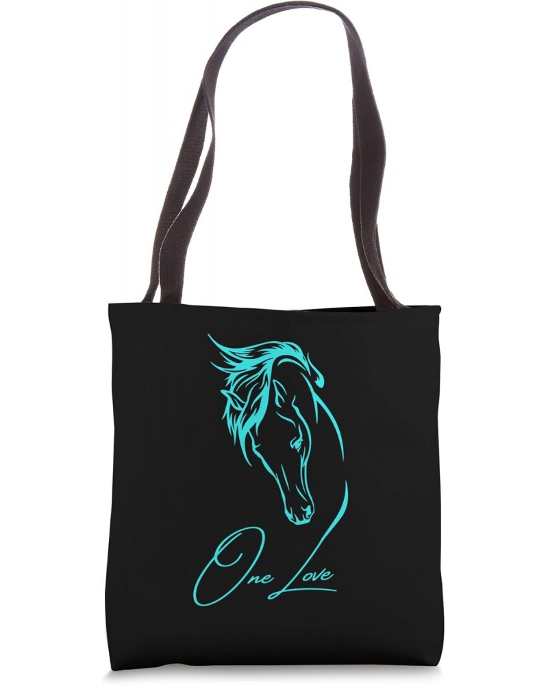 A heart for horses Rider Rider Horse with love for horses Tote Bag $14.40 Totes