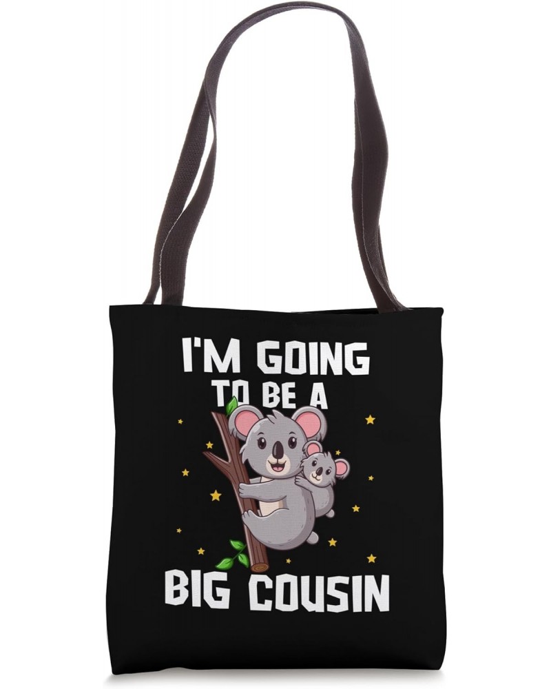 I'm Going To Be A Big Cousin Baby Reveal Koala Tote Bag $11.87 Totes