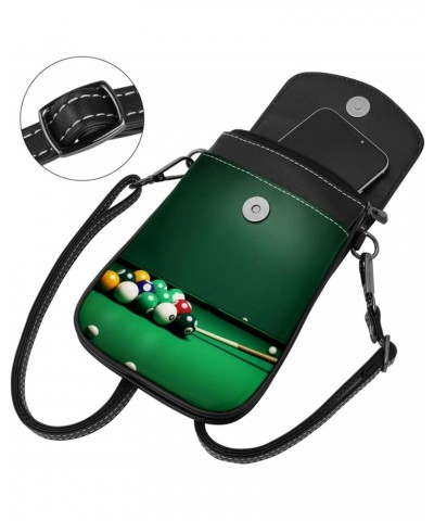 Crossbody Bags for Women,Crossbody Bag Men,Small Sling Bag,Billiard Balls Colorful,Crossbody Purse $15.29 Crossbody Bags