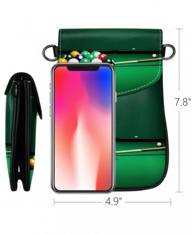 Crossbody Bags for Women,Crossbody Bag Men,Small Sling Bag,Billiard Balls Colorful,Crossbody Purse $15.29 Crossbody Bags