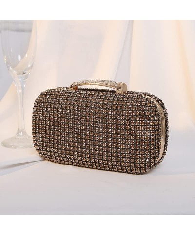 Clutch Purse for Women Small Rhinestone Shoulder Bags Sparkling Wedding Purses Handbags Evening Bags Gold $35.55 Evening Bags