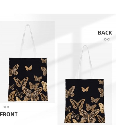 Butterfly Single Shoulder Fashion Canvas Tote Shopping Bags Handbags For Men And Women Butterfly40 $10.13 Totes