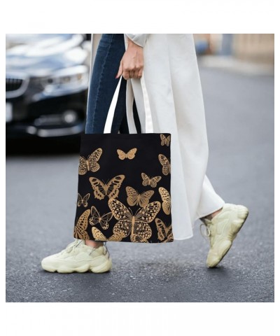 Butterfly Single Shoulder Fashion Canvas Tote Shopping Bags Handbags For Men And Women Butterfly40 $10.13 Totes