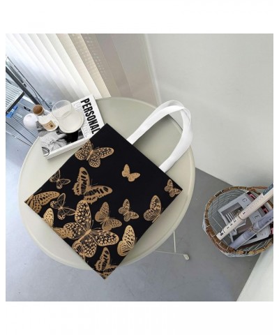 Butterfly Single Shoulder Fashion Canvas Tote Shopping Bags Handbags For Men And Women Butterfly40 $10.13 Totes