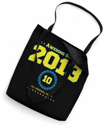 Vintage 2013 Shirt for Men Women 10 Year Old 10th Birthday Tote Bag $12.18 Totes