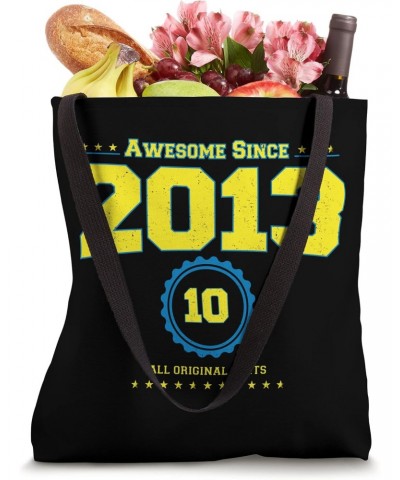 Vintage 2013 Shirt for Men Women 10 Year Old 10th Birthday Tote Bag $12.18 Totes