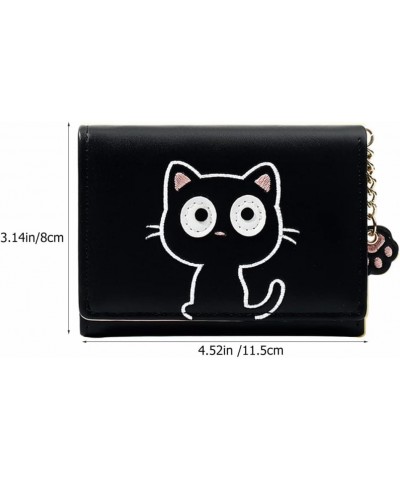 Kitten Girl Wallet Leather Coin Bag Wallet for Small Wallets Wallet Zip Around Wallets for Women Earphone Stprage Bag Cartoon...