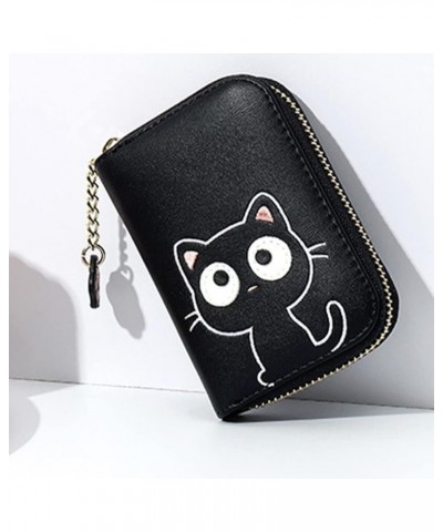 Kitten Girl Wallet Leather Coin Bag Wallet for Small Wallets Wallet Zip Around Wallets for Women Earphone Stprage Bag Cartoon...