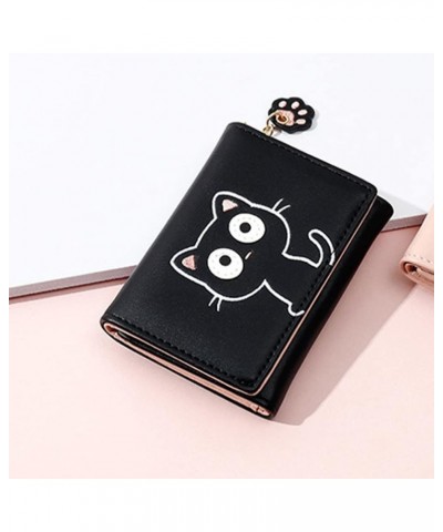 Kitten Girl Wallet Leather Coin Bag Wallet for Small Wallets Wallet Zip Around Wallets for Women Earphone Stprage Bag Cartoon...