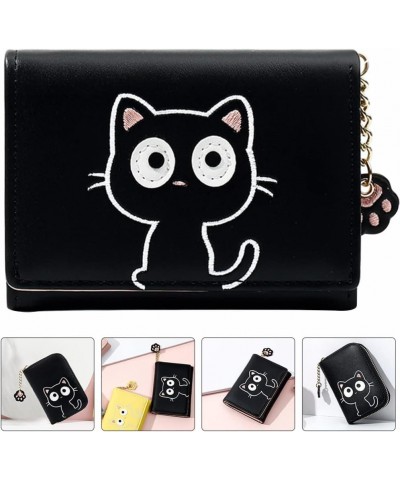 Kitten Girl Wallet Leather Coin Bag Wallet for Small Wallets Wallet Zip Around Wallets for Women Earphone Stprage Bag Cartoon...