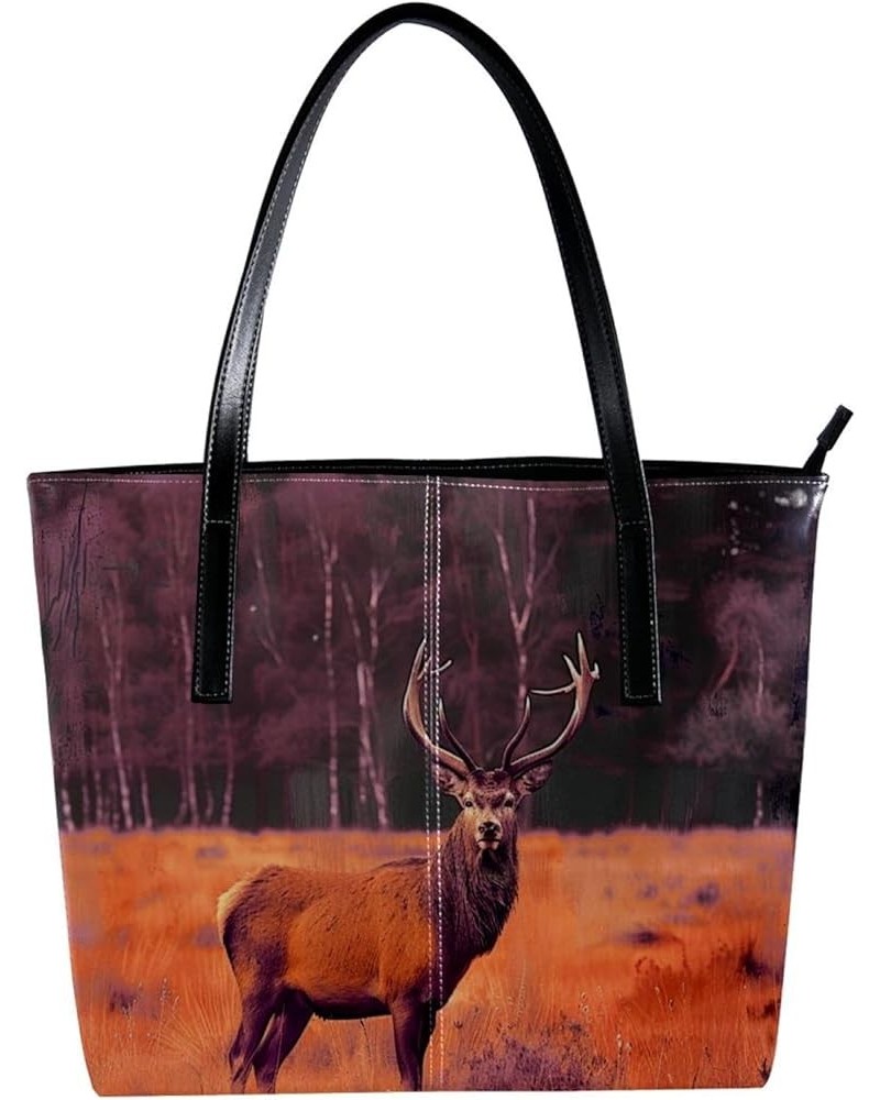 Tote Bags, Large Tote Bag, Women's Tote Handbags, Elephant Animal Sunset, Tote Bag for Work Design 9930 $24.50 Totes