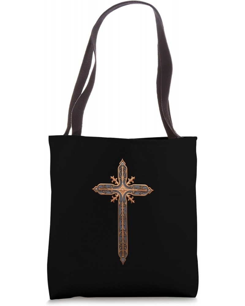 Christian Faith Cross Inspirational Vintage Religious Tote Bag $15.63 Totes