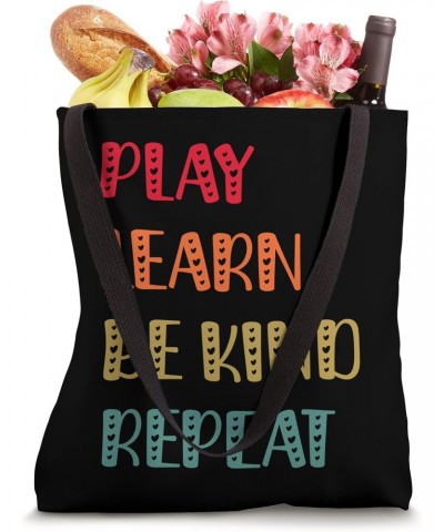 Play Learn Be Kind Repeat - Anti Bullying Day 2023 Unity Day Tote Bag $11.00 Totes