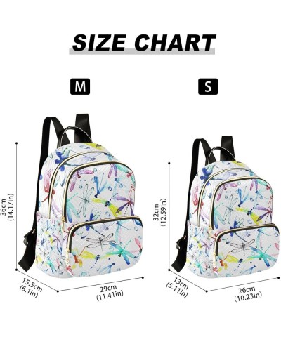 Small Backpack for Women Travel Bag Dragonflies Daypack Purse Fashion Shoulder Bag Rucksack Small A370 $12.48 Backpacks