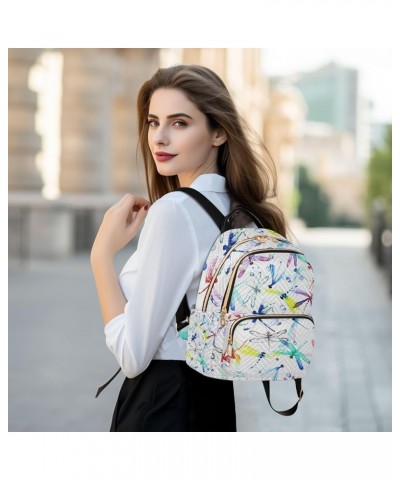 Small Backpack for Women Travel Bag Dragonflies Daypack Purse Fashion Shoulder Bag Rucksack Small A370 $12.48 Backpacks