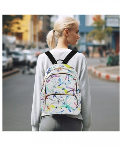 Small Backpack for Women Travel Bag Dragonflies Daypack Purse Fashion Shoulder Bag Rucksack Small A370 $12.48 Backpacks