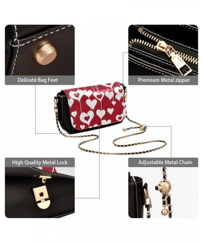 Crossbody Bags for Women Trendy Women's Black Shoulder Bag Small PU Leather Flap Cross Body Bag Handbags Pattern23 $20.08 Cro...