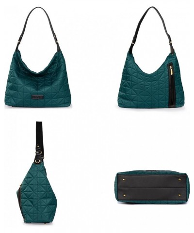 Wrangler Quilted Hobo Purses and Handbags for Women Shoulder Crossbody Bags B-l-blue $9.75 Hobo Bags