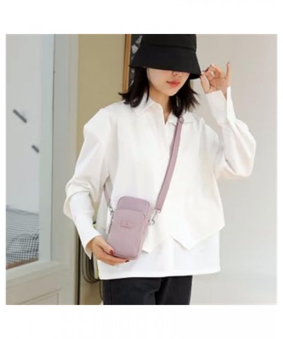 Phone Bag for Women Female Mini Phone Bag Single Shoulder Crossbody Purple $20.16 Shoulder Bags