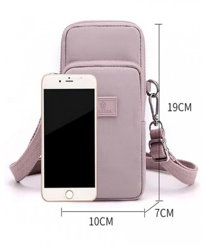 Phone Bag for Women Female Mini Phone Bag Single Shoulder Crossbody Purple $20.16 Shoulder Bags