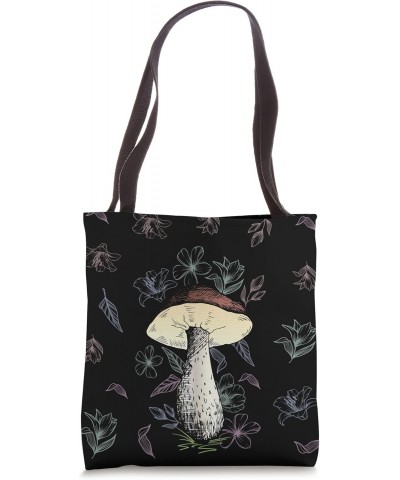 Cottagecore Forest Mushroom Goblincore Aesthetic Leaves Tote Bag $16.21 Totes