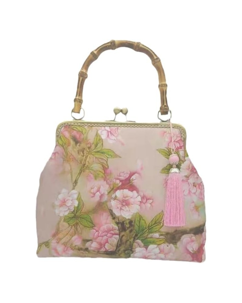 Vintage Unique Lock Shell Bags Wood Flowers Bag Chain Women Shoulder Crossbody Bag Tote Women's Handbags Women Bag 1 $26.40 T...