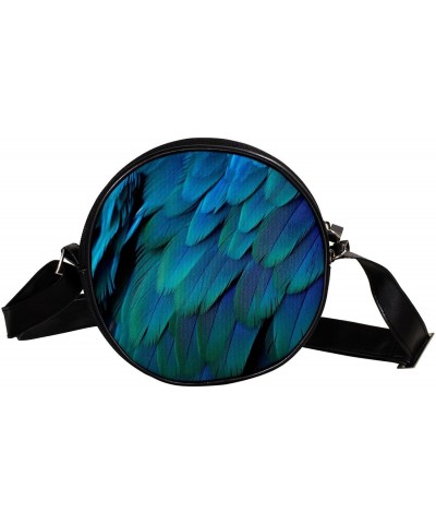 Crossbody Bags for Women,Crossbody Bag Men,Small Sling Bag,Animal Eagle Feather Texture,Crossbody Purse $8.57 Crossbody Bags