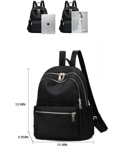 11L Mini Backpack,Small Nylon Ladies backpacks,Women shopping Backpack(Small size) Black1 $14.21 Backpacks