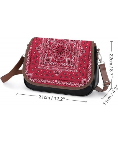 Women's Fashion Shoulder Bag Vintage Crossbody Bag With Adjustable Strap Color210 $17.81 Totes