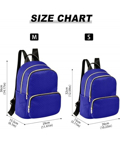 Backpack Purse for Women Dark Blue Casual Shoulder Bag Small Backpack S Medium $15.08 Backpacks