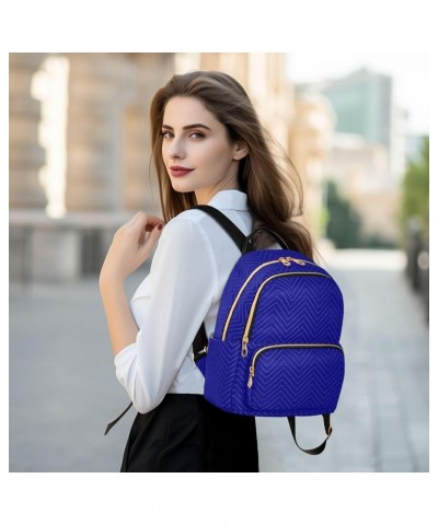 Backpack Purse for Women Dark Blue Casual Shoulder Bag Small Backpack S Medium $15.08 Backpacks