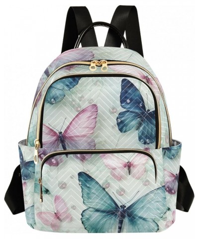 Mini Backpack Purse for Women, Marble Butterfly Travel Bag Casual Daypack Shoulder Bag Medium $17.91 Backpacks