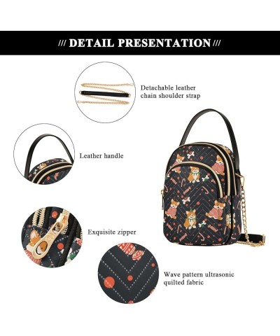 Small Crossbody Handbag for Women Mini Over Shoulder Purse with Three Zippered Pockets Durable Shoulder Bag Color-hf020 $14.0...