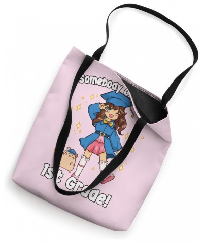 Somebody Graduated 1st Grade - Cute Kawaii 1st Grade Tote Bag $11.94 Totes