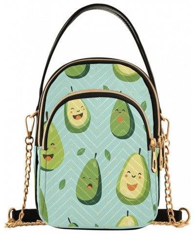 Crossbody Bags Crossbody Purse Chest Bag Cartoon Avocado for Women Trendy $13.76 Shoulder Bags