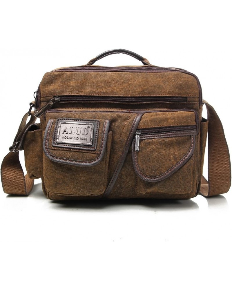 Vintage Daily Use Canvas Messenger Shoulder Bag for Men $46.69 Totes