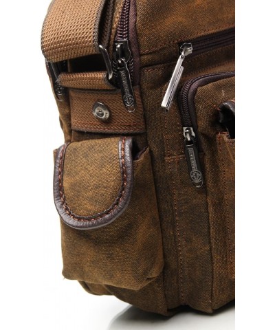 Vintage Daily Use Canvas Messenger Shoulder Bag for Men $46.69 Totes