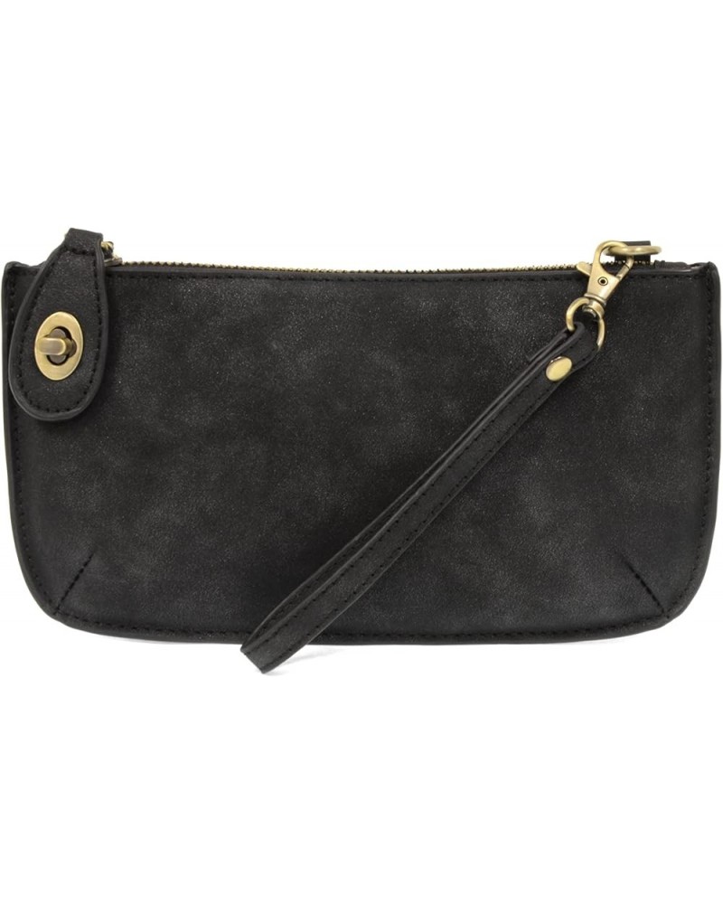 Crossbody-Wristlet Clutch Purse: Lux 100 - New Black $24.96 Clutches