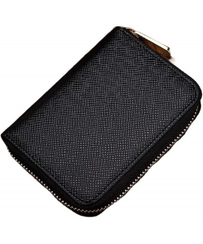 New Small Purse Multi-Function Card Short Mini Hand Zipper Wallet for Gift (Color : Black) Black $12.13 Wallets