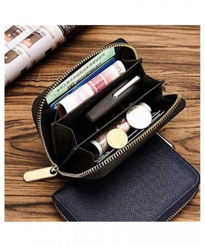 New Small Purse Multi-Function Card Short Mini Hand Zipper Wallet for Gift (Color : Black) Black $12.13 Wallets