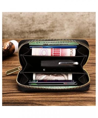 New Small Purse Multi-Function Card Short Mini Hand Zipper Wallet for Gift (Color : Black) Black $12.13 Wallets