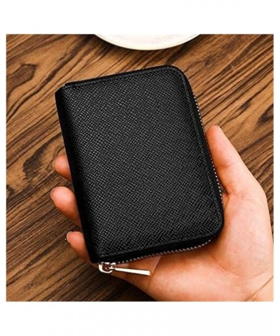 New Small Purse Multi-Function Card Short Mini Hand Zipper Wallet for Gift (Color : Black) Black $12.13 Wallets