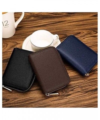 New Small Purse Multi-Function Card Short Mini Hand Zipper Wallet for Gift (Color : Black) Black $12.13 Wallets