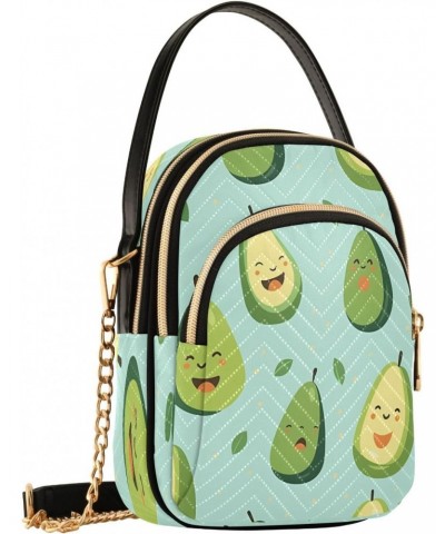 Crossbody Bags Crossbody Purse Chest Bag Cartoon Avocado for Women Trendy $13.76 Shoulder Bags