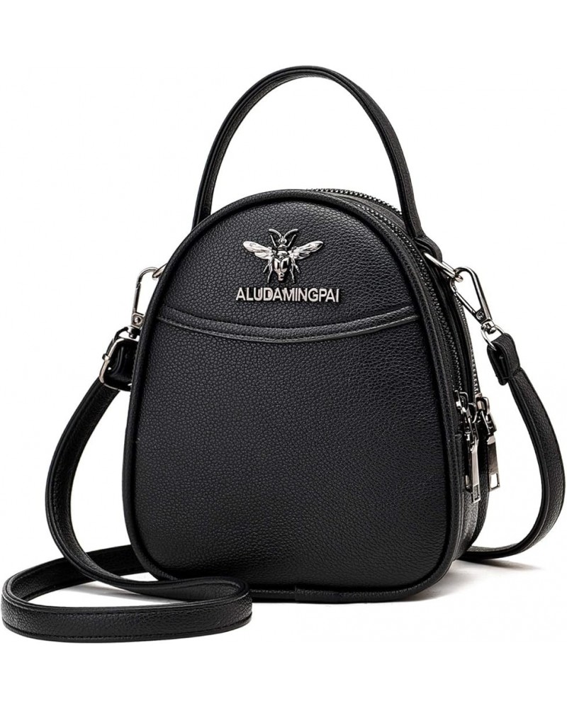 Small Crossbody Bags Shoulder Bag for Women Stylish Ladies Messenger Bags Purse and Handbags Wallet 12-1-black $10.19 Shoulde...