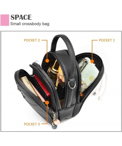 Small Crossbody Bags Shoulder Bag for Women Stylish Ladies Messenger Bags Purse and Handbags Wallet 12-1-black $10.19 Shoulde...